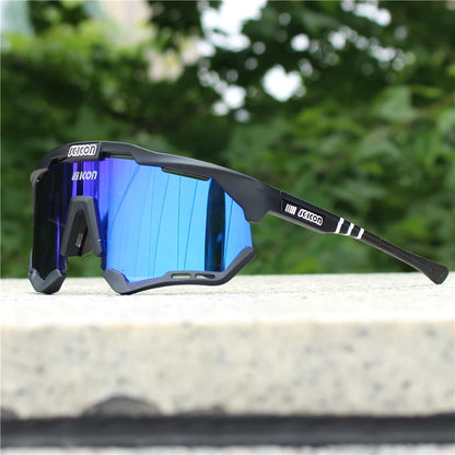 Unisex Sport UV400 photochrome Fahrradsonnenbrille 
