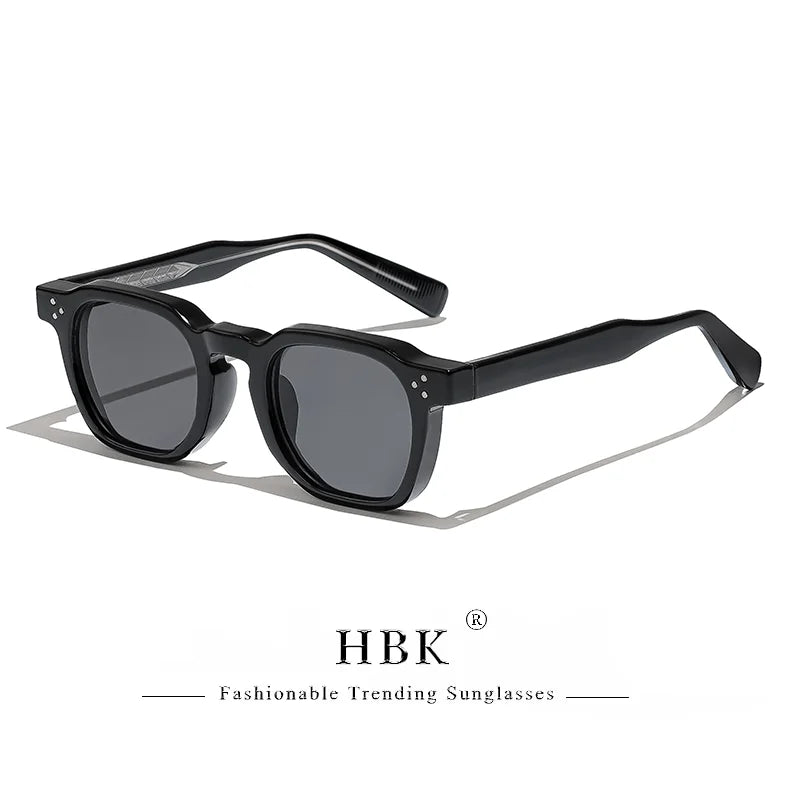 Unisex Retro Square Punk Sunglasses