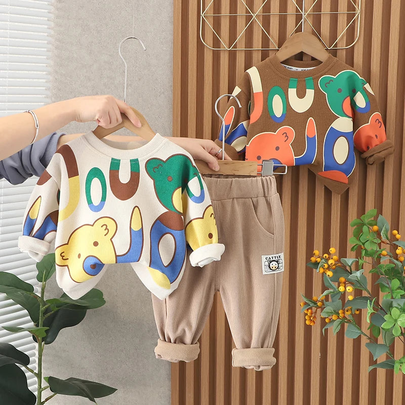 NEUE Frühlings-Herbst-Kinderkleidung – Baby-Baumwollkleidung