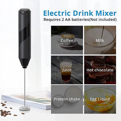 Wireless Handheld Mini Coffee Frother Mixer