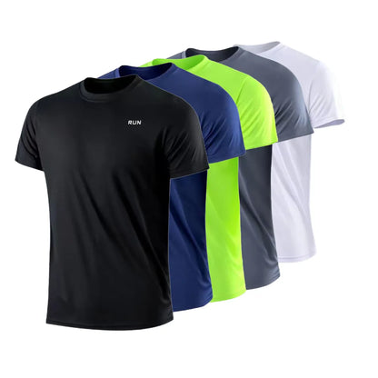 Men's Quick Dry Short Sleeve Gym T-Shirt