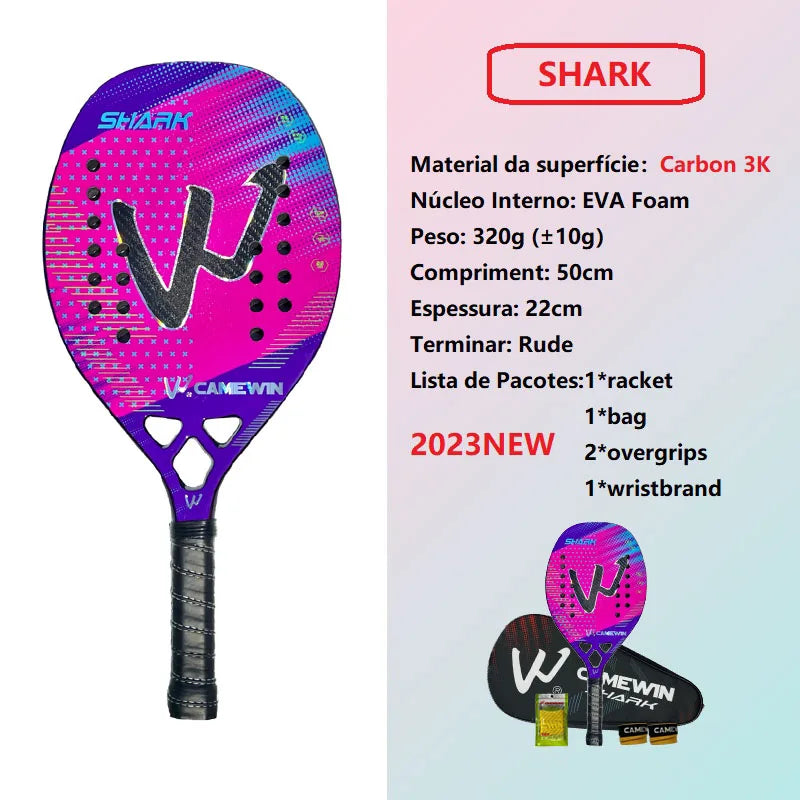 Beach Tennis Racquet with Backpack