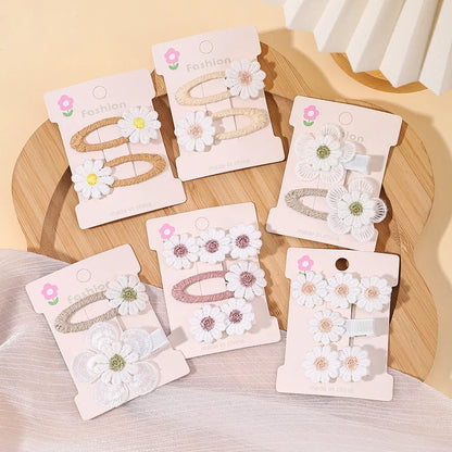 Baby Girl Daisy Hair Clips