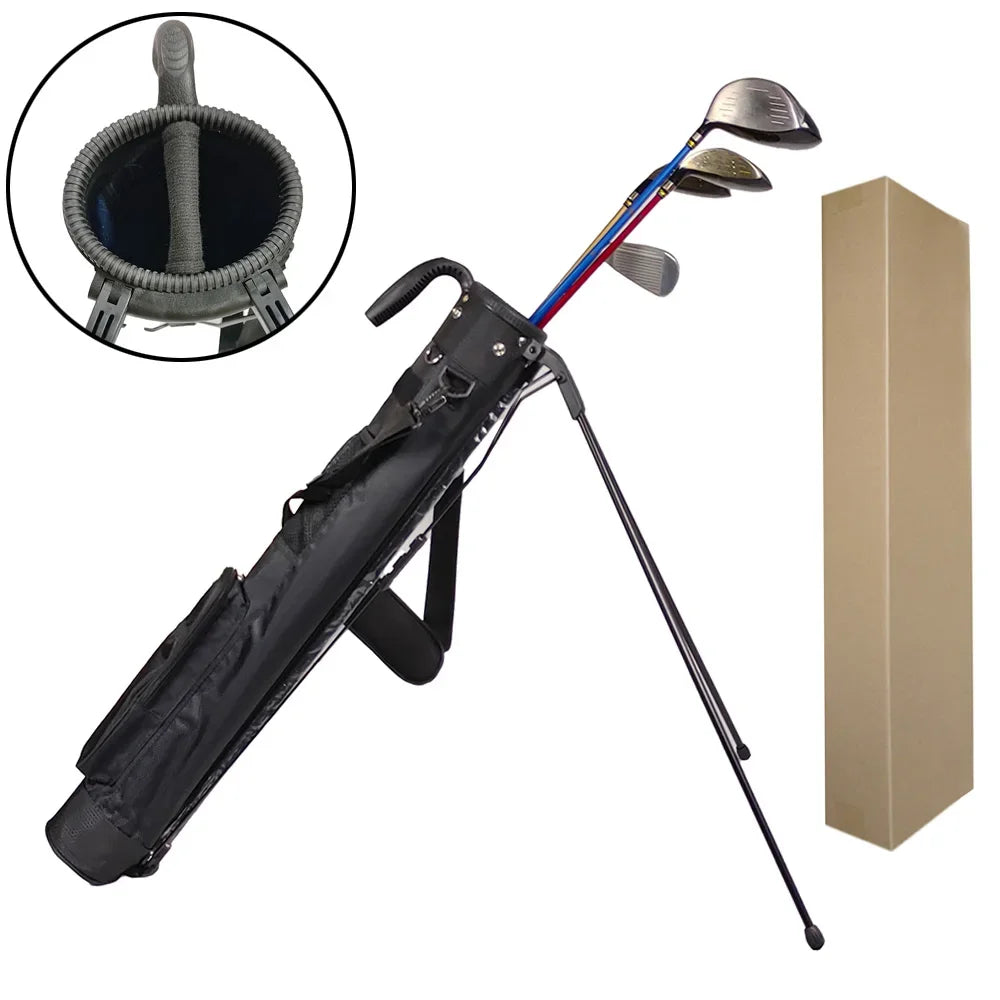 Lightweight Golf Club Bag: Waterproof Stand & Bracket