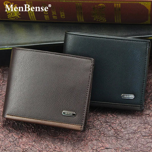 Herren-Brieftasche mit Visitenkartenetui aus Premium-PU-Leder