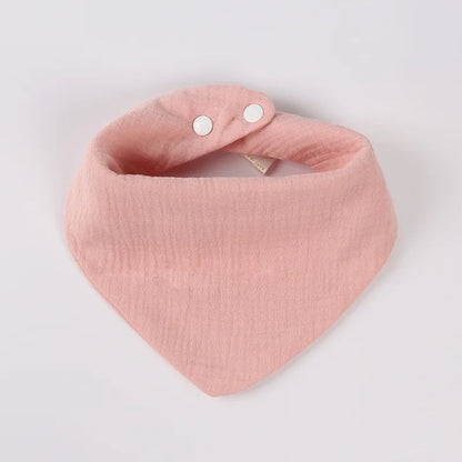 Neugeborenes Baby füttert Sabberlätzchen, Baumwollzubehör, einfarbig