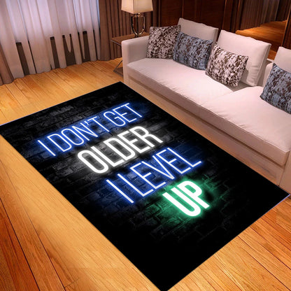 Anime-themed Teen Rug for Aesthetic Gaming Vibes