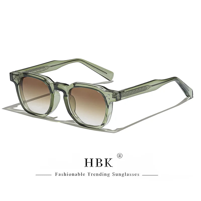 Unisex Retro Square Punk Sunglasses