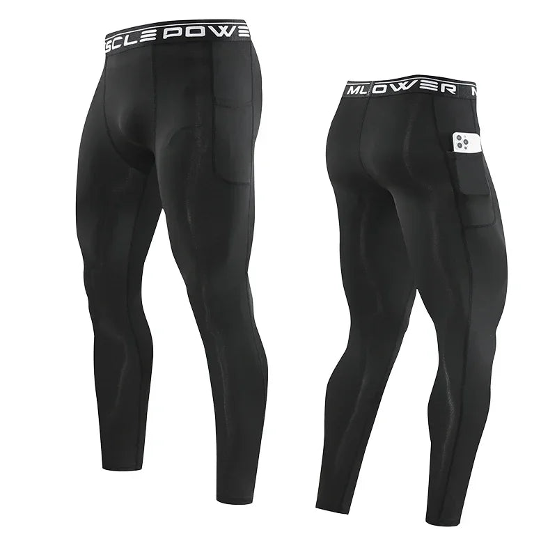 Men's Yoga Dry Fit Running Tight Leggings