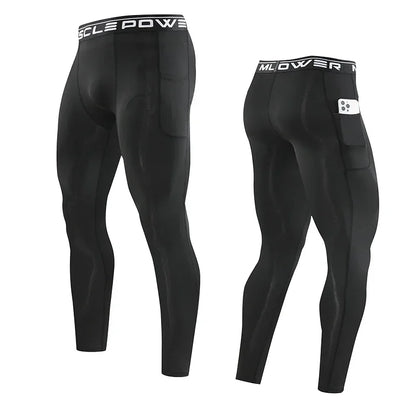 Men's Yoga Dry Fit Running Tight Leggings