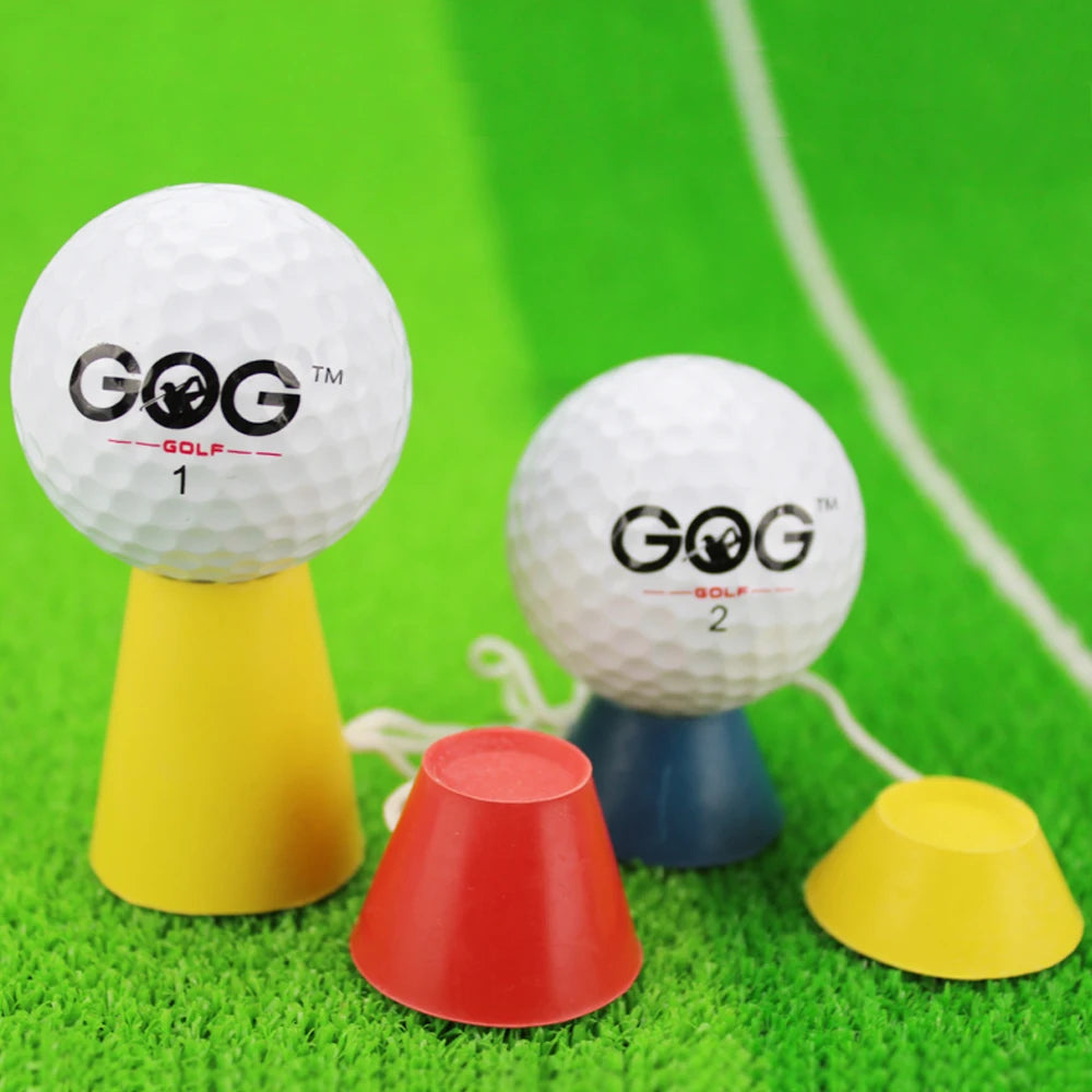 Tees de golf réglables en caoutchouc