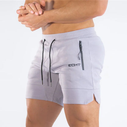 Herren-Fitness-Shorts mit Reißverschlusstasche