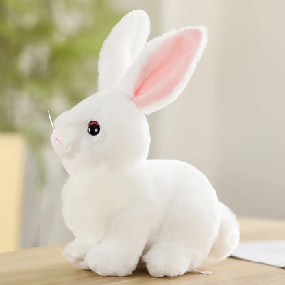 Realistic Simulation Rabbit Plush Toy – Cute Soft Easter Bunny Stuffed Animal