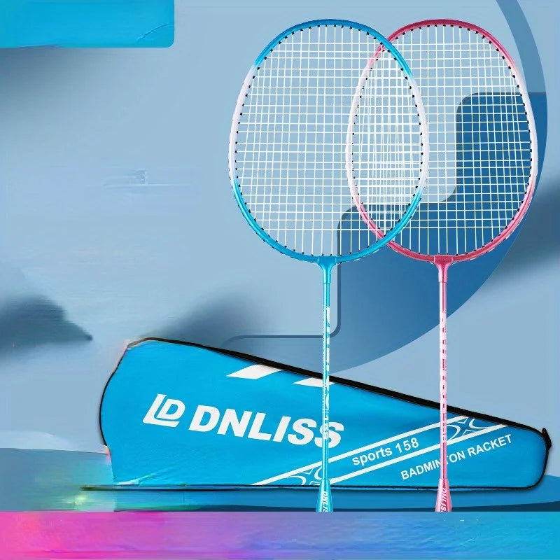 Raquette de badminton durable en alliage de fer pour adulte, équipement de sport