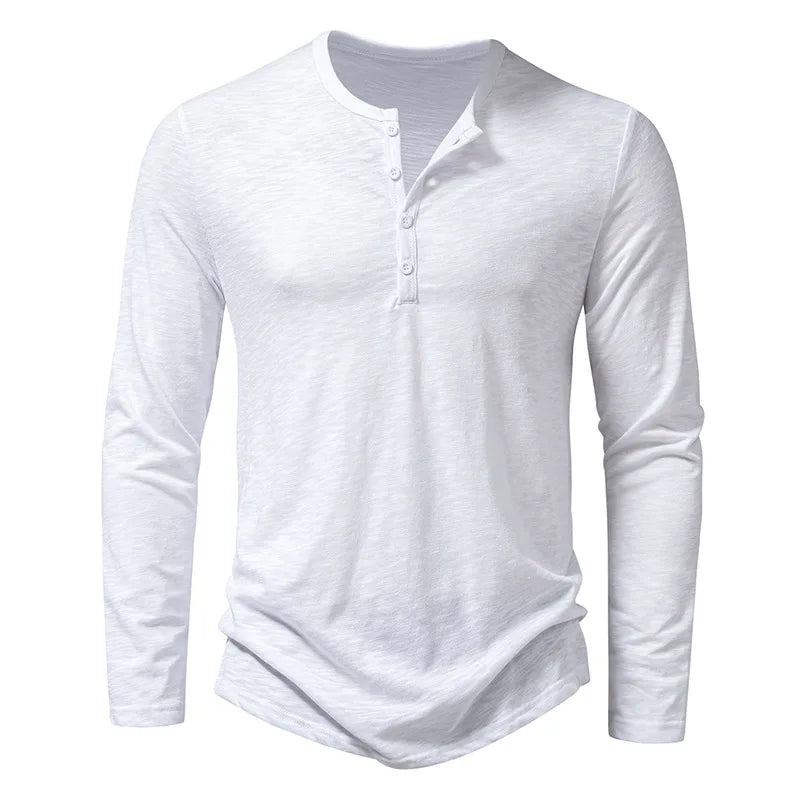 Men's Cotton Long Sleeve Casual T-Shirts