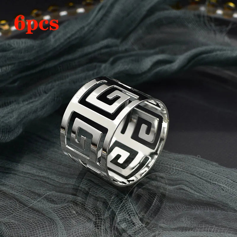 Anneaux de serviette de fête d'anniversaire