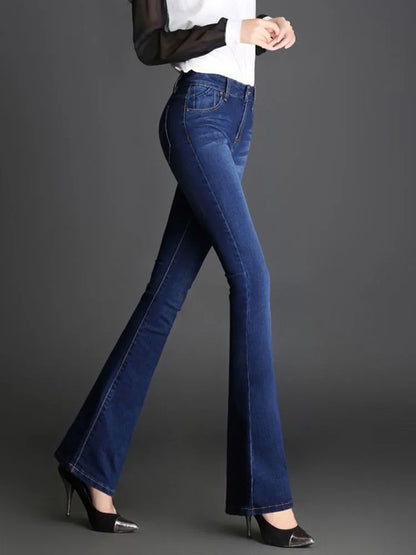 Winter Slim Velvet Lined High Waist Warm Pants