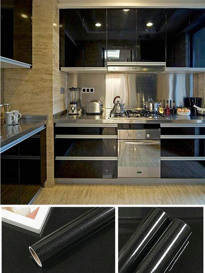 Decorative Wall Paper Furniture Renovation Stickers Kitchen Cabinet Waterproof Wallpaper.