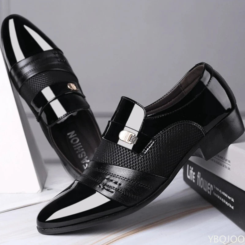 Mocassins d'affaires en cuir PU pour hommes