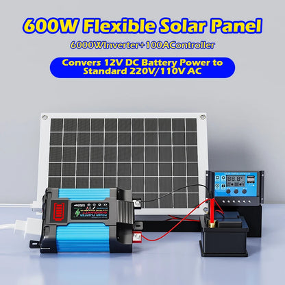 Complete Solar Panel Kit With Battery And Inverter