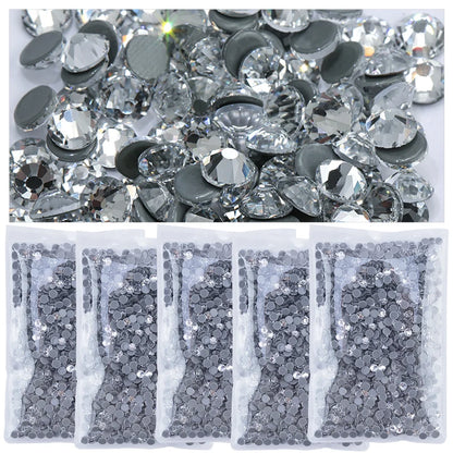 Strass pailletés à dos plat pour nail art, accessoires de décoration pour robe