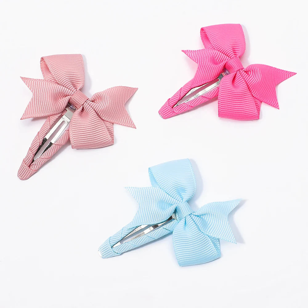 2Pcs Cute Bow Knot Hair Clips