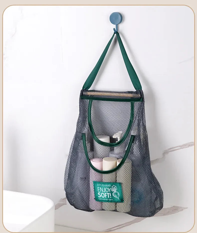 Kitchen's Multi-Layer Hanging Mesh Bags