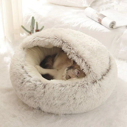 Warmes, langes Kissen, bequemes Schlaf-Katzennest