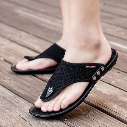 Rutschfester Bade-Flip-Flop, lässiger Strand-Slipper