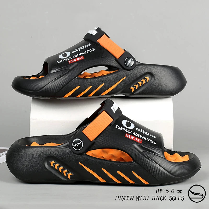 Herren Casual Soft Sole Slides Herren Flip-Flops Sandalen