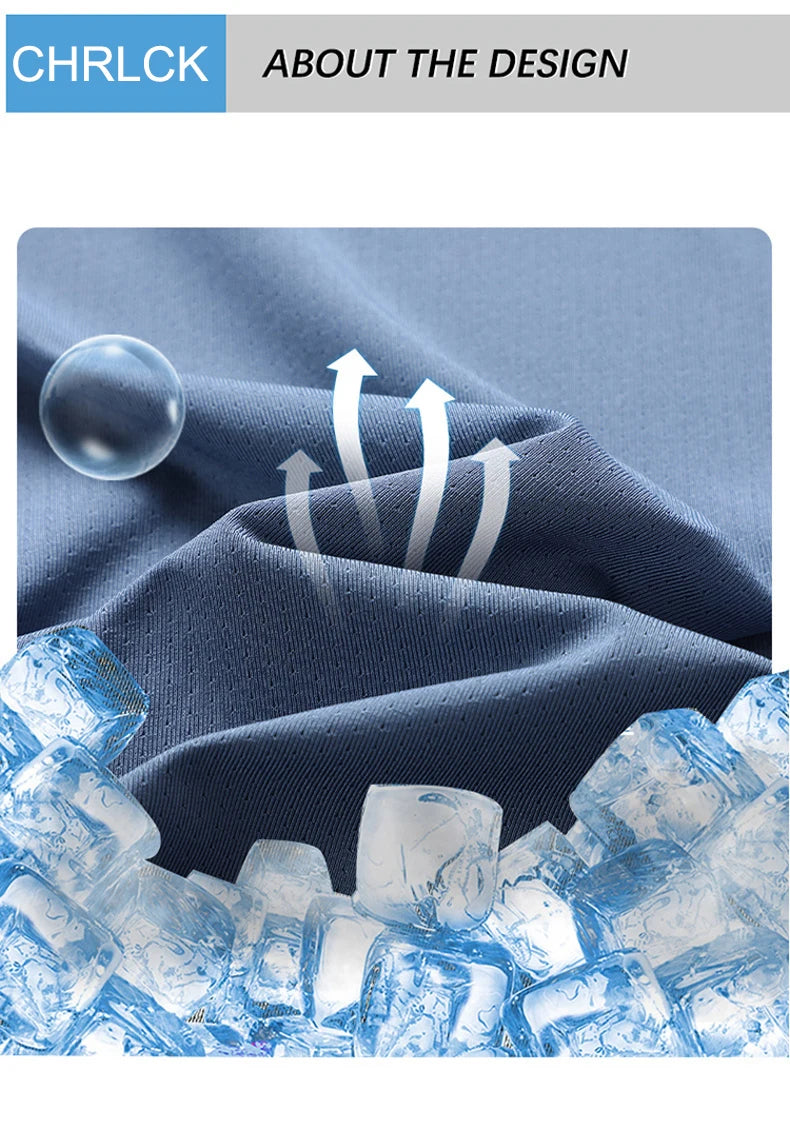 Einfarbiges, einfaches, atmungsaktives Outdoor-T-Shirt für Herren