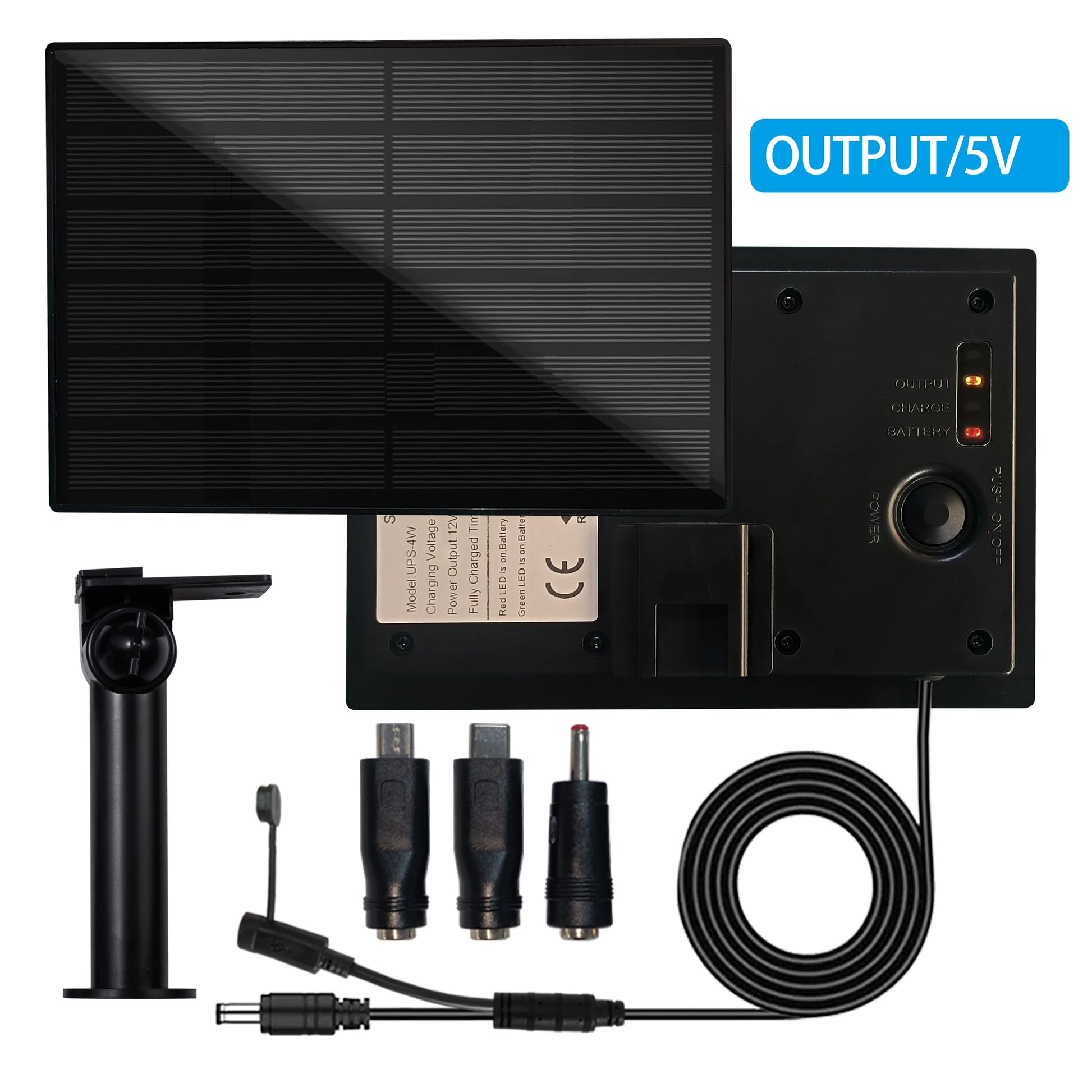 Foldable 4W Waterproof Micro USB Solar Panel
