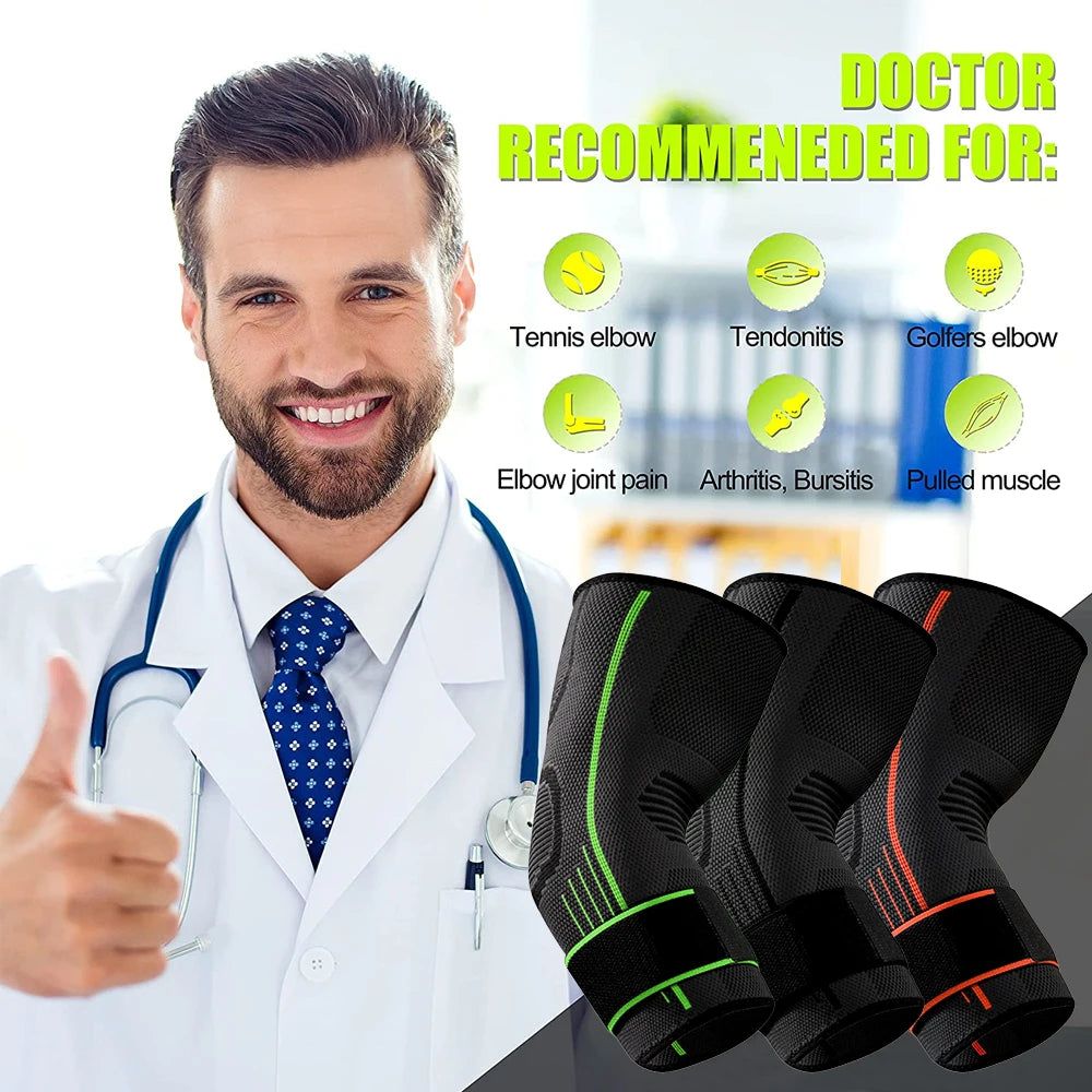 Therapeutic Elbow Compression Sleeve