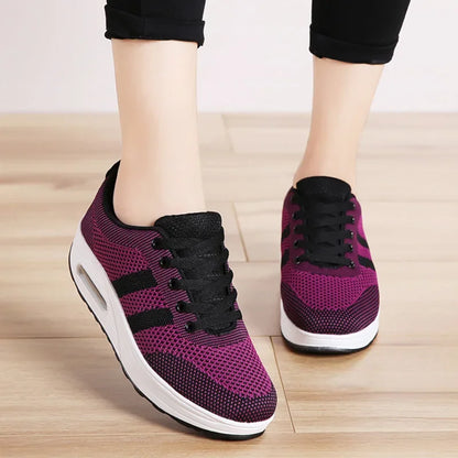 Women's Breathable Walking Mesh Air Cushion Shoes