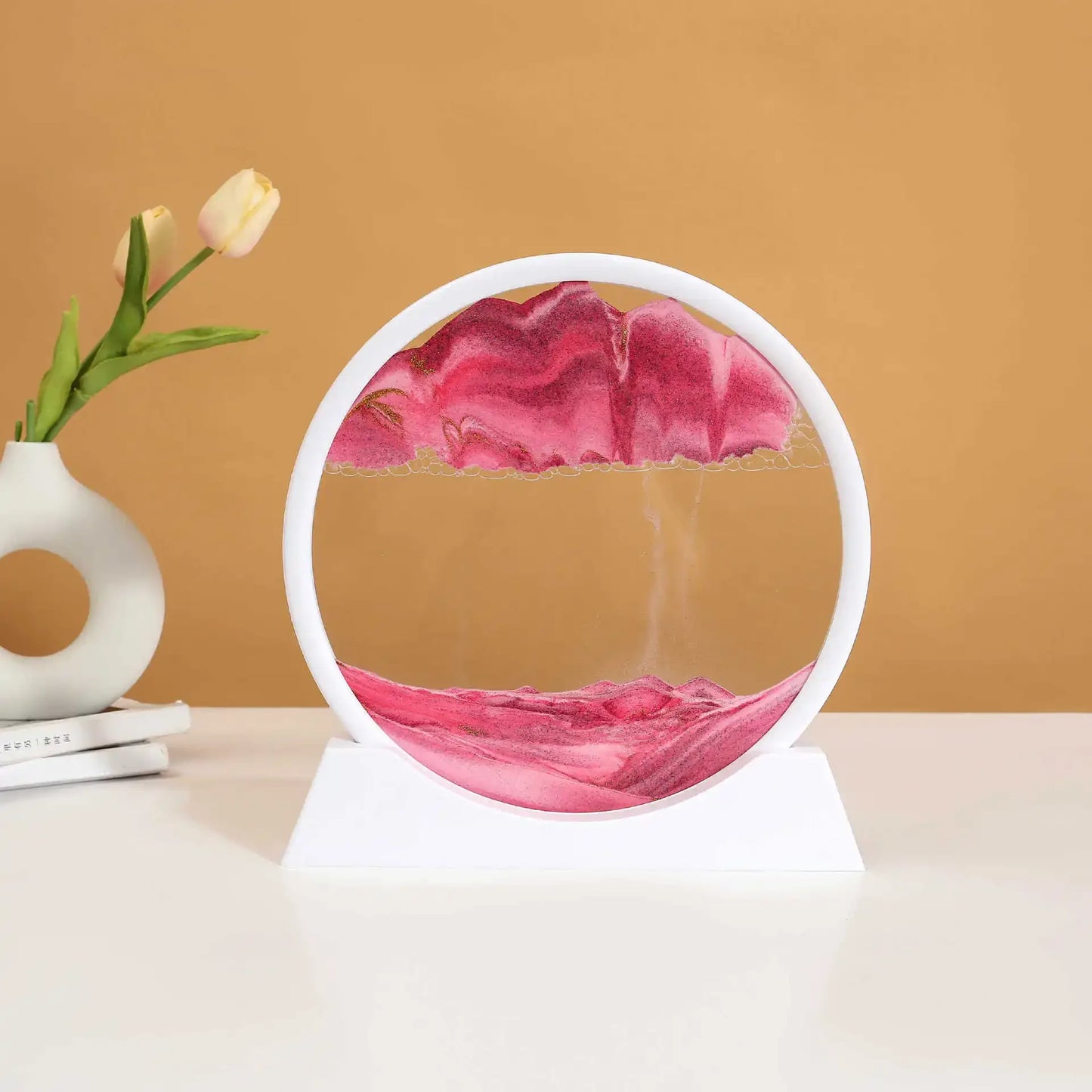 Round 3D Deep Sea Sandscape Sand Art
