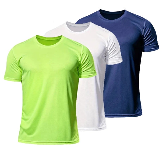 Men's Quick Dry Short Sleeve Gym T-Shirt