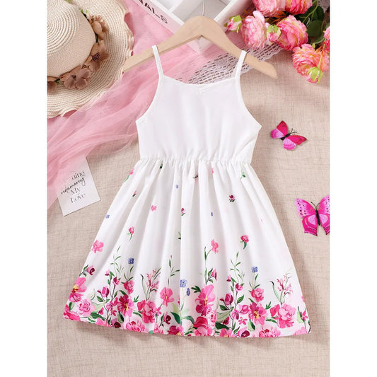 Kids Girls  Sleeveless Dress