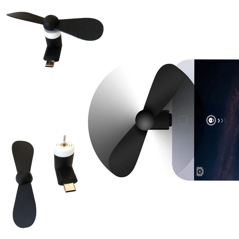 1PC Creative Portable Micro USB Fan