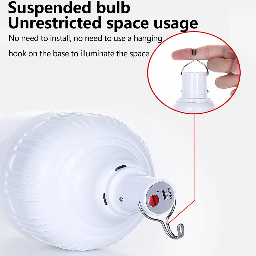 Wiederaufladbare LED-Campinglaterne