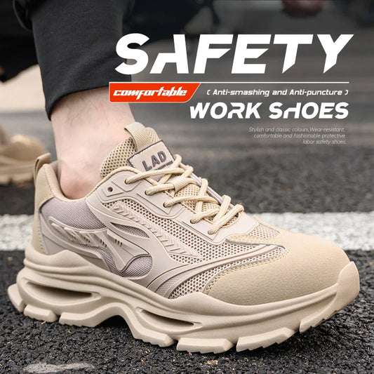 Mens Safety Shoes - Work Security Protection Boots