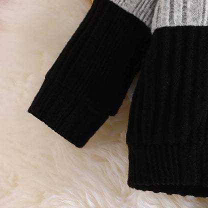 Langarm-warmer Pullover und langer Hosen-Outfit-Anzug für Neugeborene