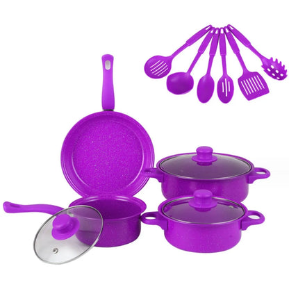 13-Piece Non-Stick Utensil Pots And Pans Cookware Set