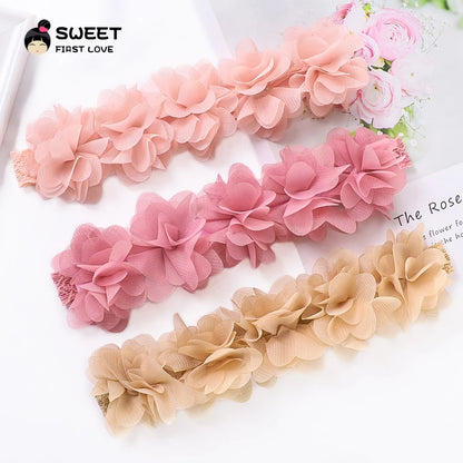 Newborn Baby Flower Hairdband