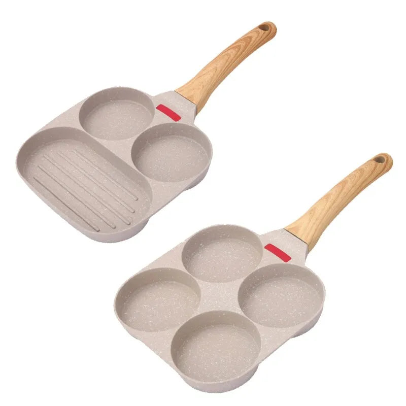 Omelet Pan with Wooden Handle Kitchenware