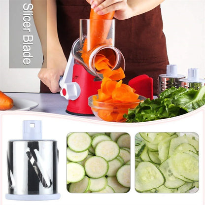 Kitchen Gadget 8-in-1 Garlic Grinder, Potato Shredder, and Vegetable Grater