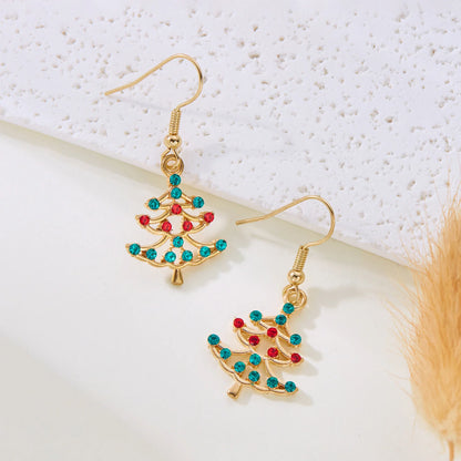 Boucles d'oreilles flocon de neige Bijoux de Noël Nouvel An