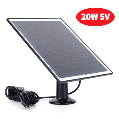 Waterproof Outdoor Camera Shingled Solar Panel