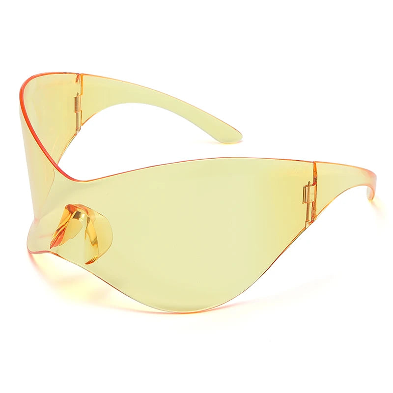 Unisex Sports Oversized Y2K Rimless Sunglasses