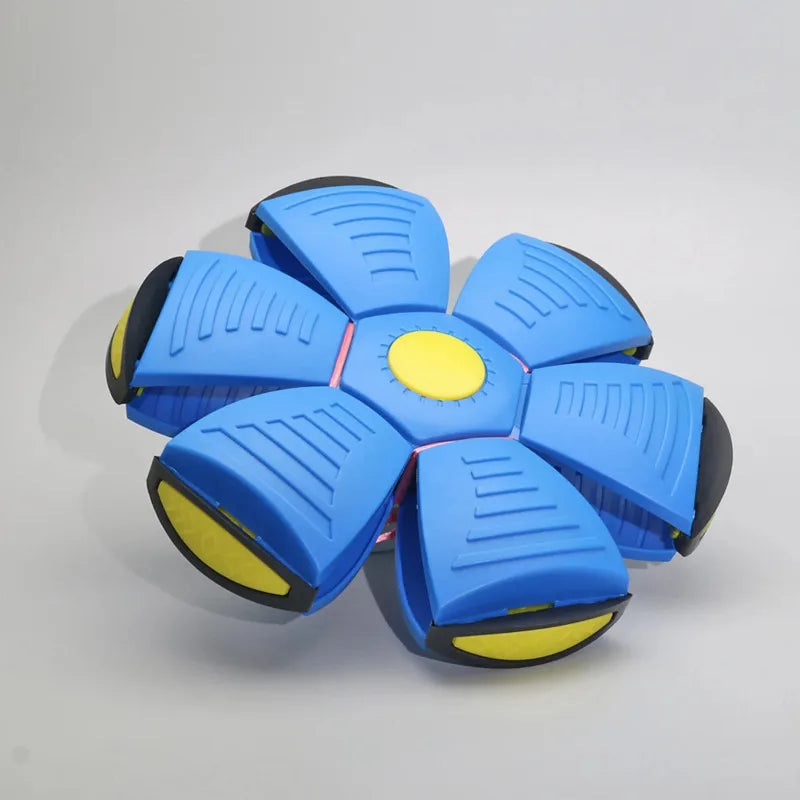 Pet LED Glow Light Magic Flying Saucer Ball Toys