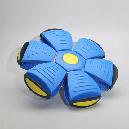 Pet LED Glow Light Magic Flying Saucer Ball Toys